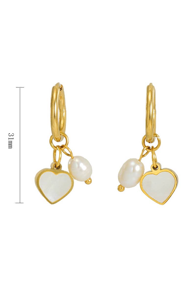 18K GOLD PLATED STAINLESS STEEL EARRINGS_CWAJE0402: GOLD / (OS) 1