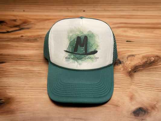 Mercantile Hat- Emerald Green with Logo
