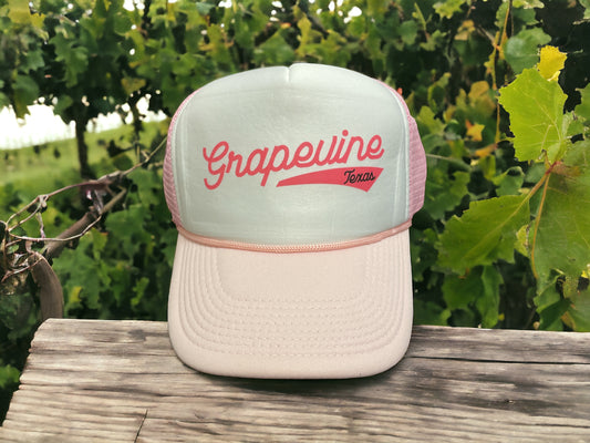 Grapevine Texas Hat- Pink