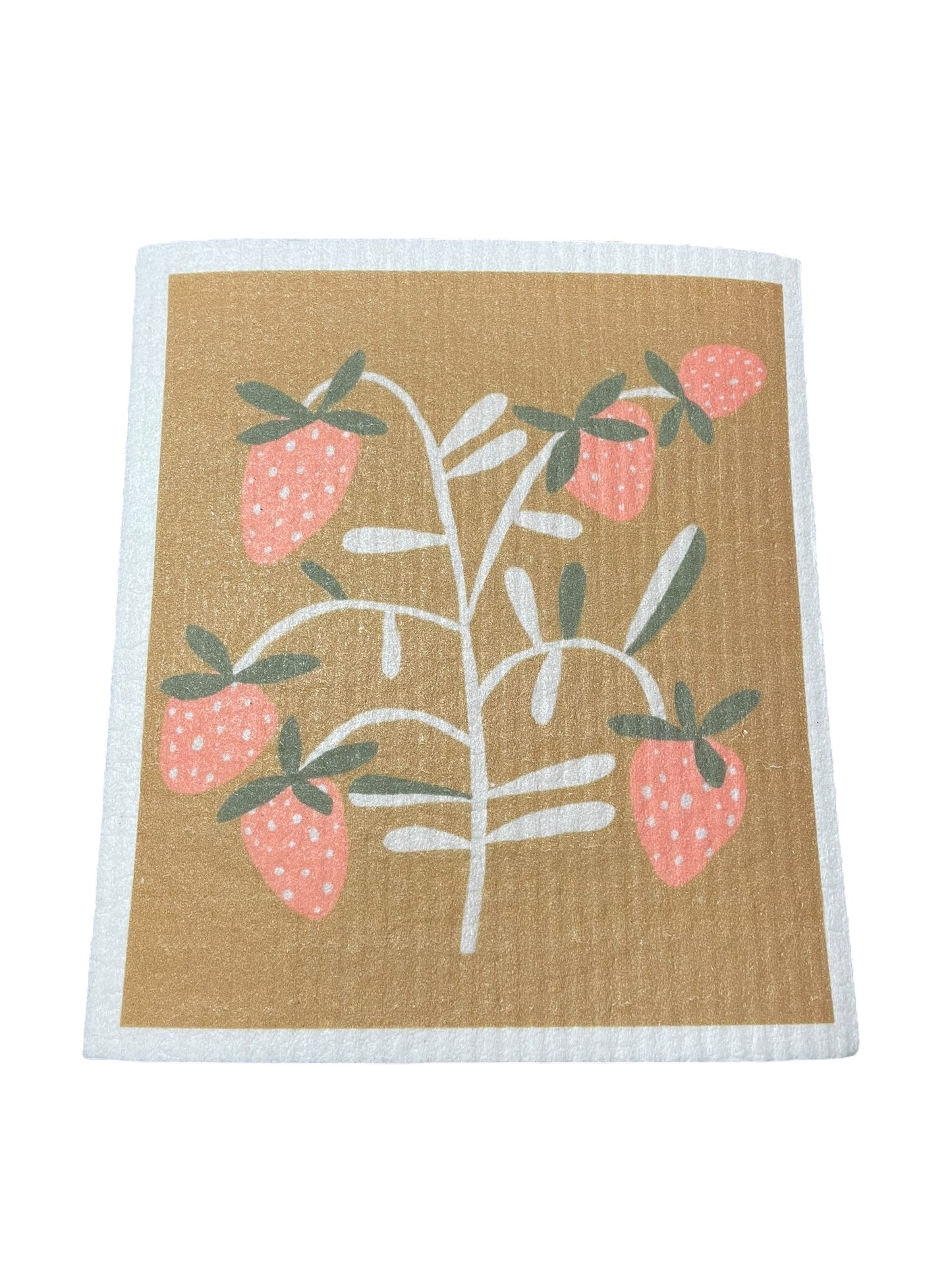 Reusable Cellulose Sponge Cloth w/ Fruit or Quote