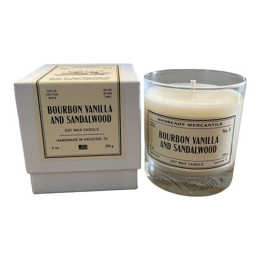 The Noble Series Soy Candle | Bourbon Vanilla & Sandalwood