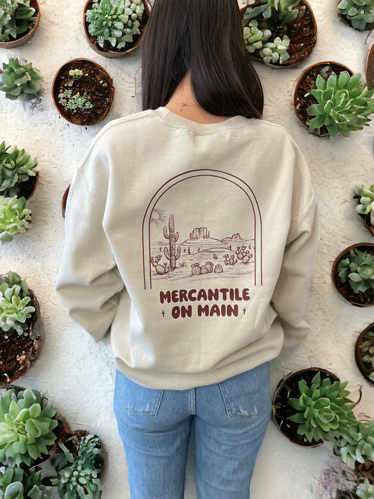 Mercantile on Main Street Crew Sweatshirt