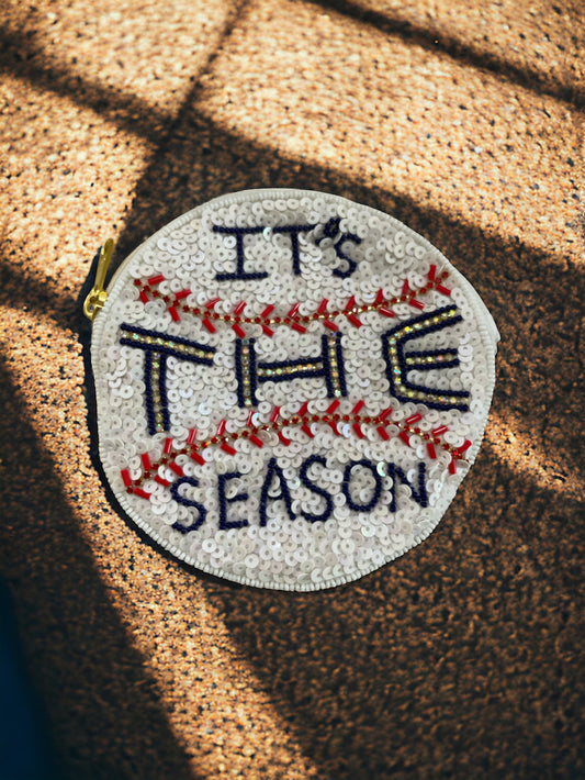It's The Season- Baseball Coin Purse