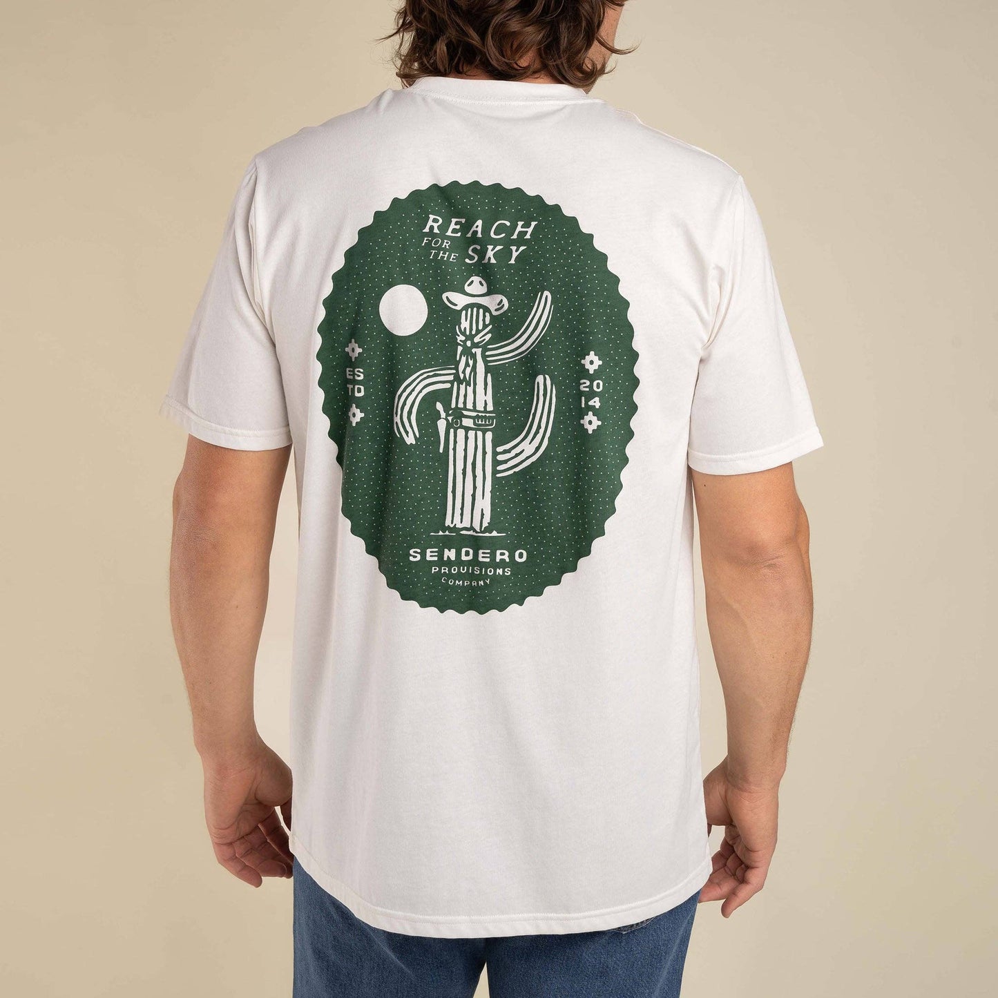 Reach for the Sky T-Shirt: Vintage White
