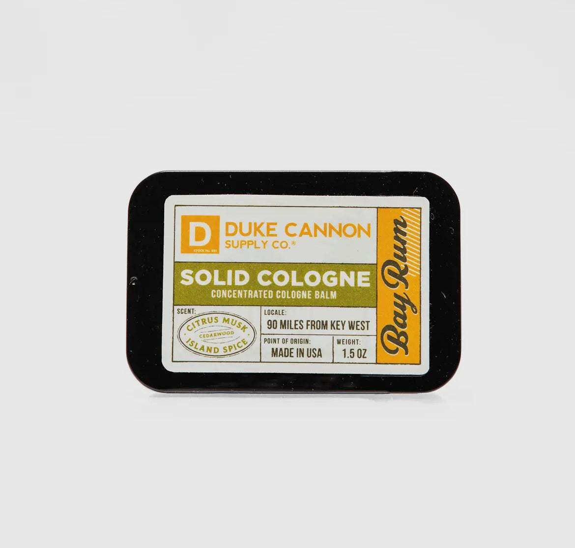 Solid Cologne- Bay Rum
