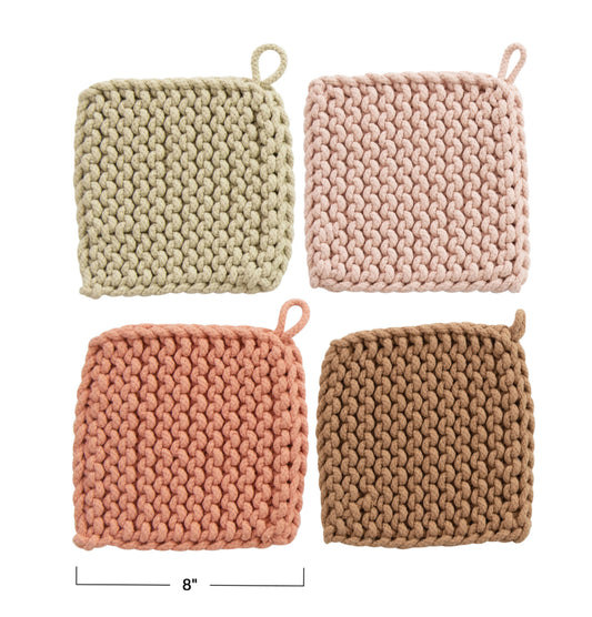 Cotton Crocheted Potholders