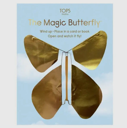 Magic Flying Butterfly- Gold Metallic