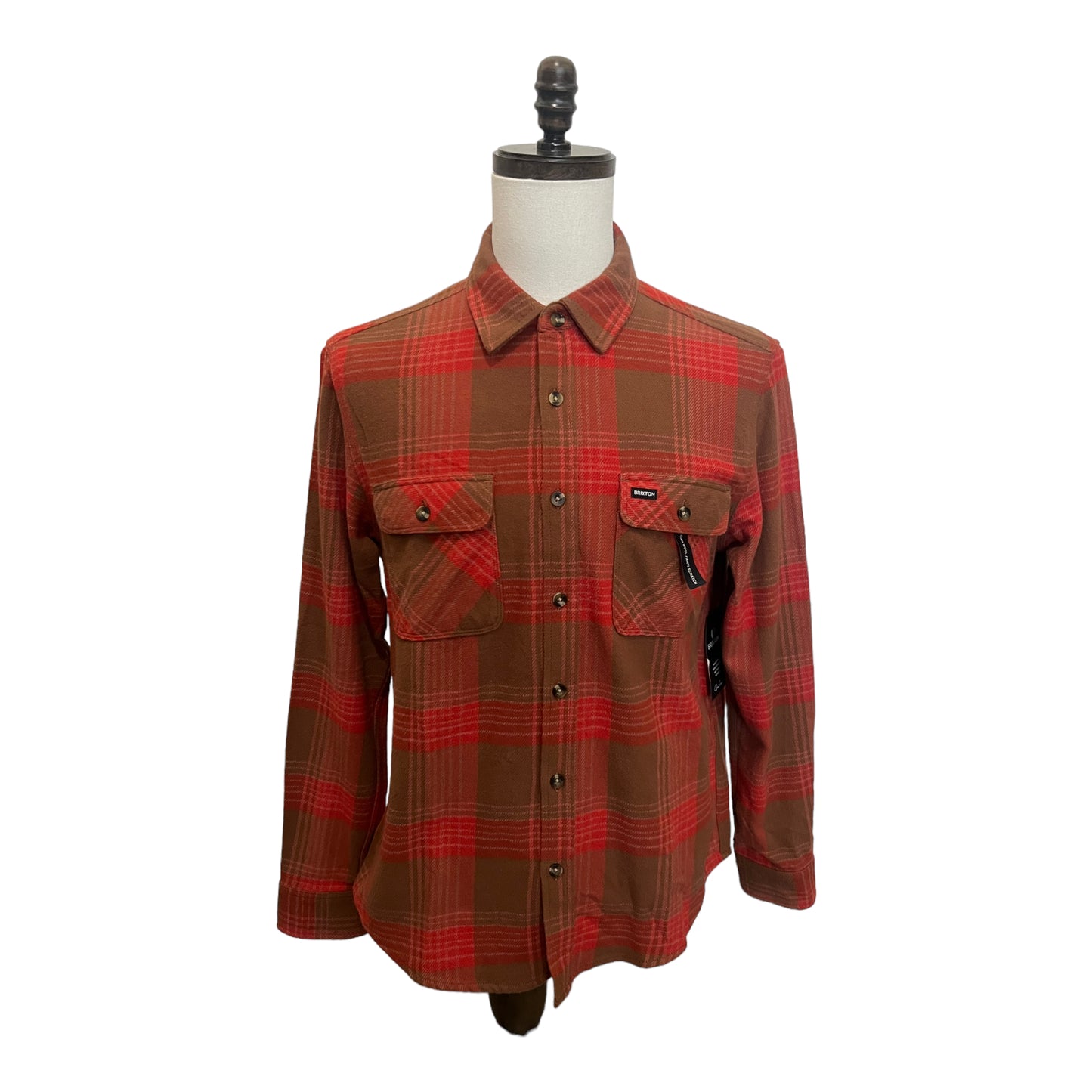 Bowery Flannel Barn Red/Bison