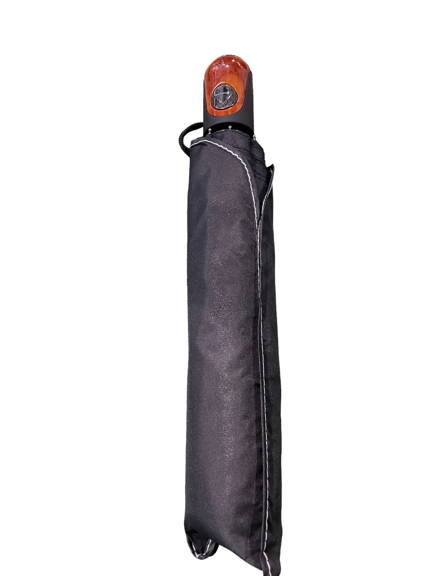 Solid Khaki Outline Compact Travel Size Umbrella