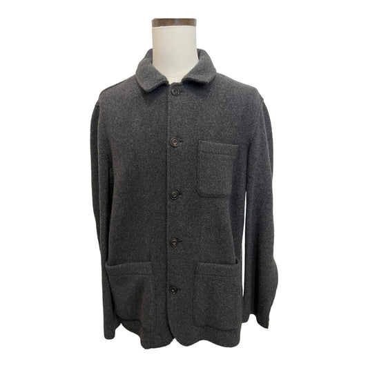 Faherty Wool Chore Jacket - Charcoal
