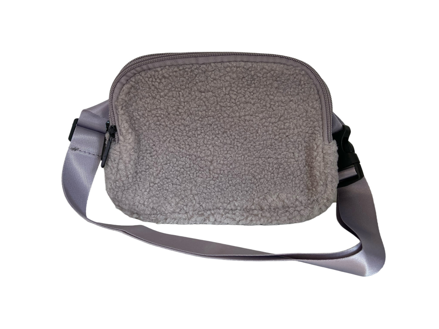 Sherpa Belt Bag- Lavender Grey