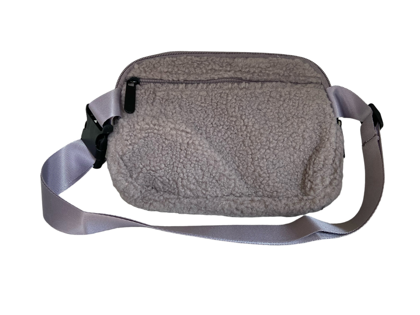 Sherpa Belt Bag- Lavender Grey