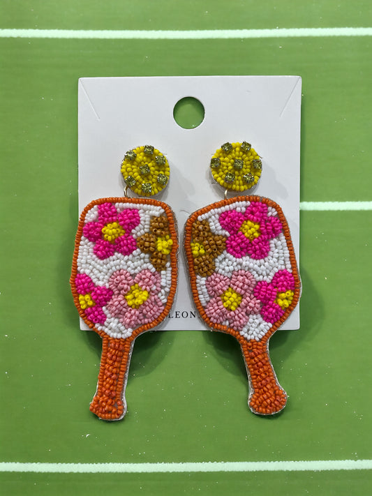 Queen of the Courts Beaded Earrings