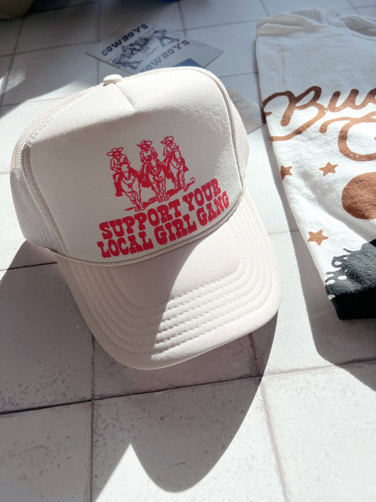 Support Your Local Girl Gang Trucker Hat